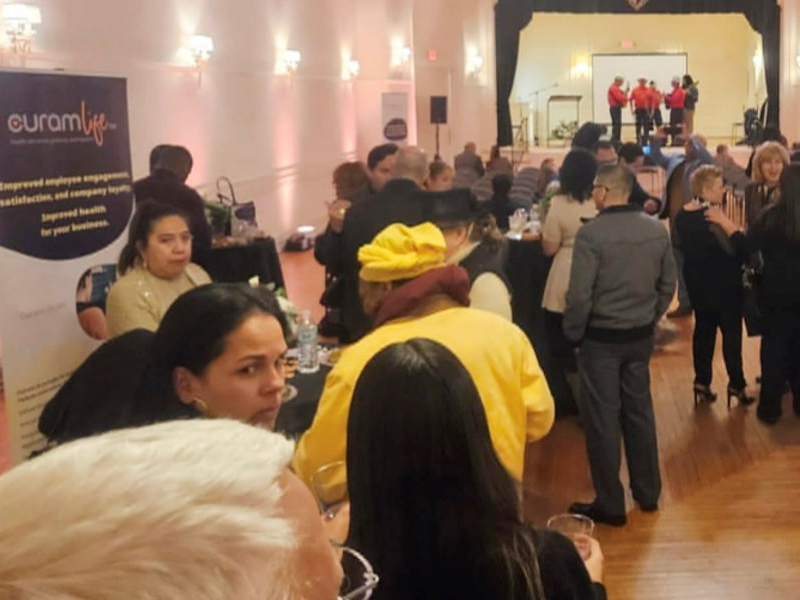 CuramLife at a meet-and-greet with members of the Latino business community in Reading, PA, at the Berks County Latino Chamber of Commerce’s Three Kings Celebration on Jan. 5.